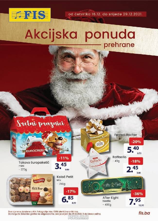 FIS: katalog prehrana i hemija od 16. do 29.12.2021.