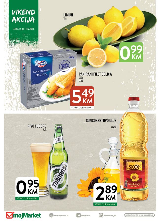 Moj Market: Vikend akcija od 10. do 12.12.2021.