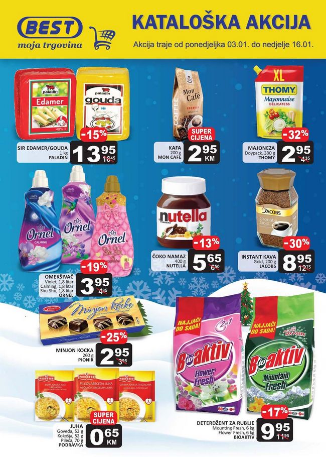 Best akcijski katalog od 03. do 16.01.2022 naslovna Best: Akcijski katalog od 03. do 16.01.2022.