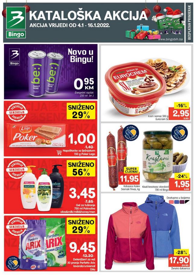 Bingo: Akcijski katalog za RS od 04. do 16.01.2022.