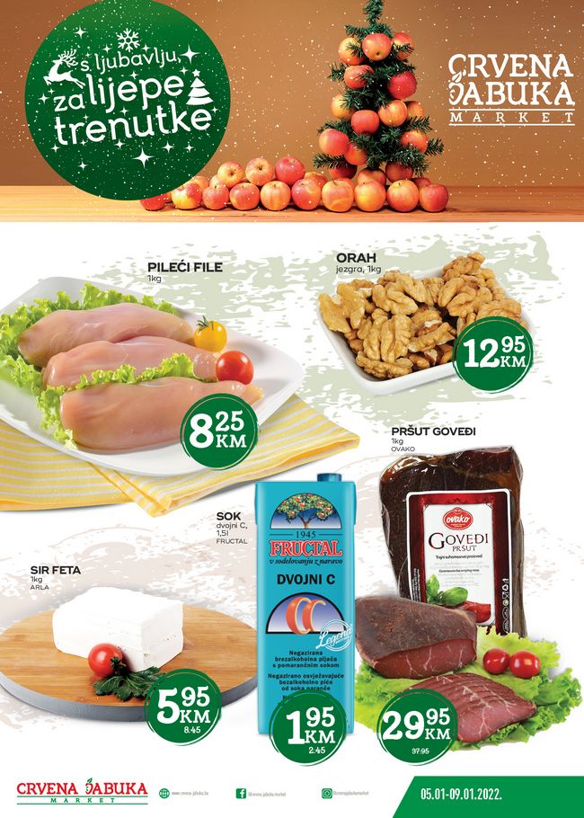 Crvena jabuka: Vikend akcija od 05. do 09.01.2022.