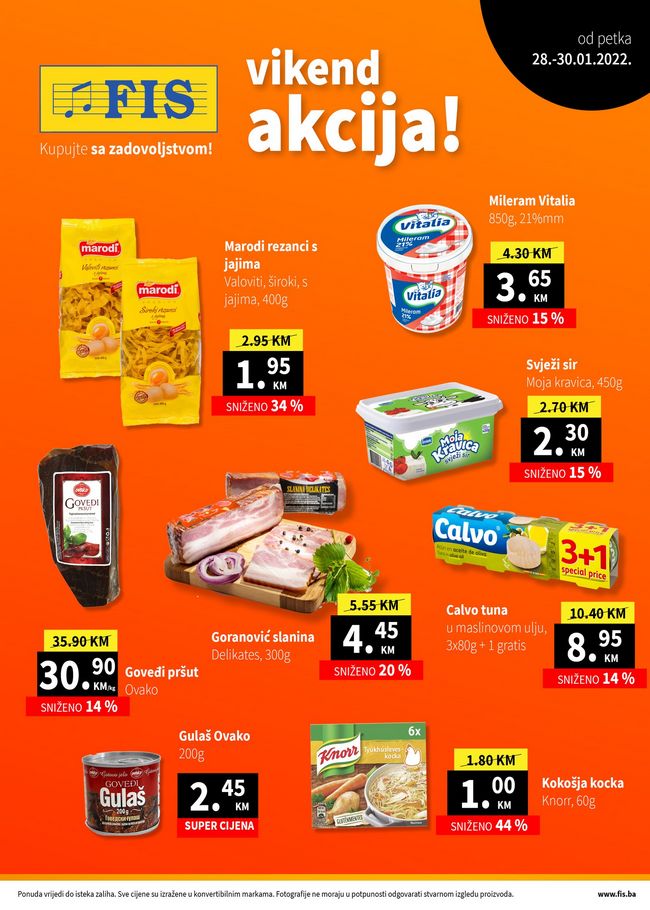 Fis Vikend akcija od 28. do 30.01.2022. naslovna FIS: Vikend akcija od 28. do 30.01.2022.