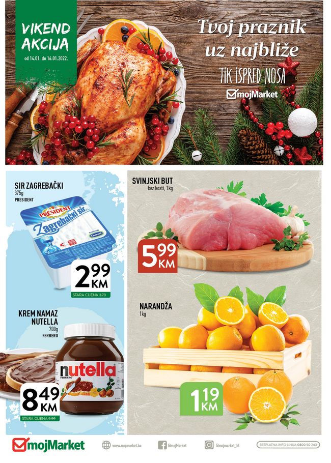 Moj Market: Vikend akcija od 14. do 16.01.2022.