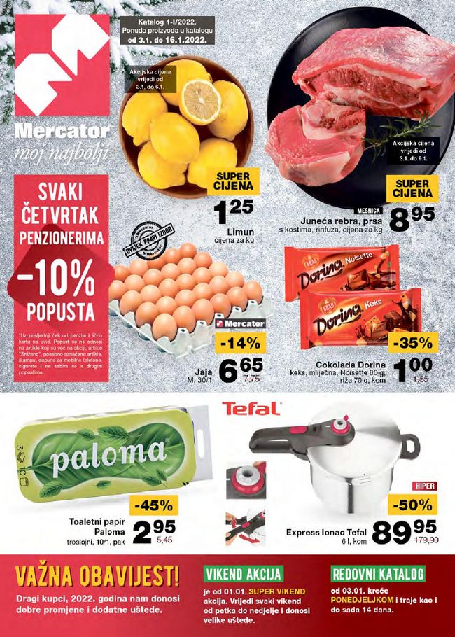 Mercator akcijski katalog za FBiH od 03. do 16.01.2022.-naslovna Mercator: Akcijski katalog za FBiH od 03. do 16.01.2022.