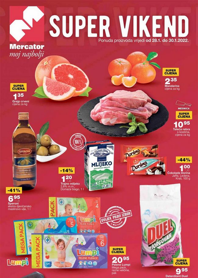 Mercator vikend akcija od 28. do 30.01.2022. naslovna