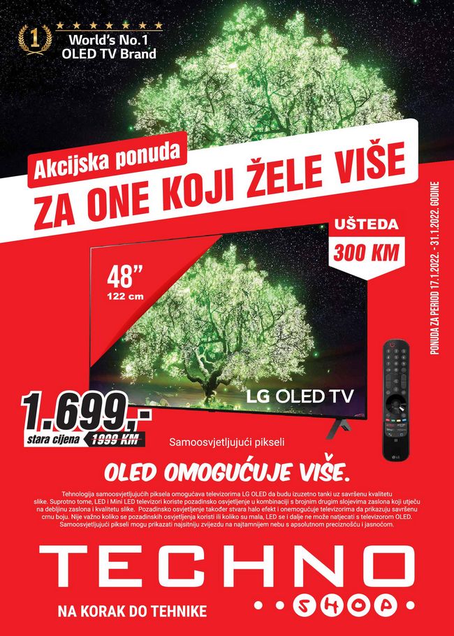 Techno Shop: Akcijski katalog od 17. do 31.01.2022.