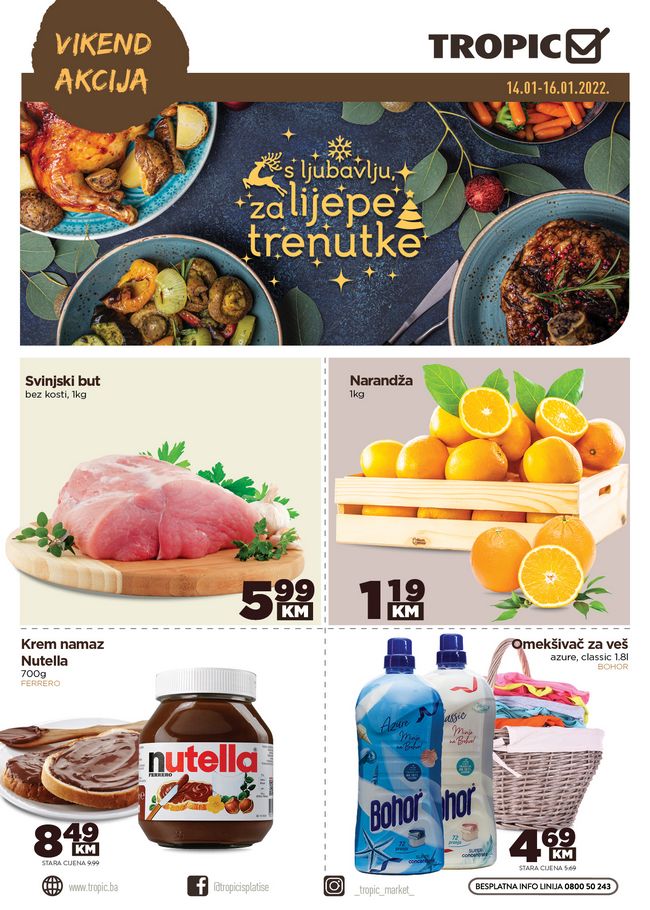 Tropic: Vikend akcija od 14. do 16.01.2022.