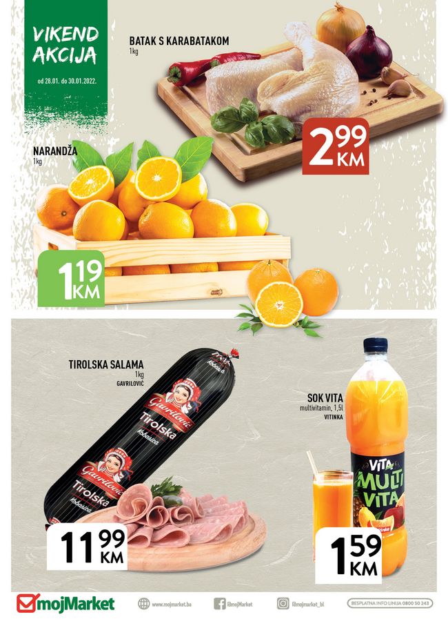 mm Vikend akcija od 28. do 30.01.2022. Moj Market: Vikend akcija od 28. do 30.01.2022.