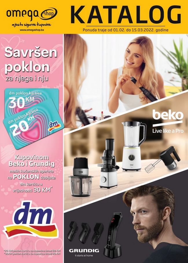 Omega_shop_Akcijski katalog od 01.02. do 15.03 naslovna Omega shop: Akcijski katalog od 01.02. do 15.03.2022.