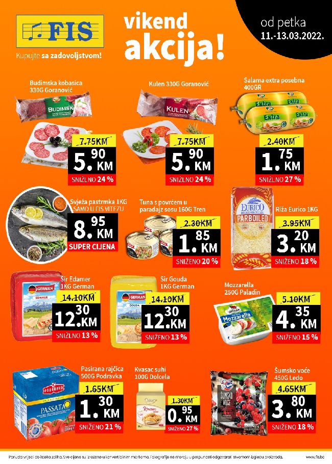 Fis vikend akcija od 11. do 13.03.2022. naslovna FIS: Vikend akcija od 11. do 13.03.2022.
