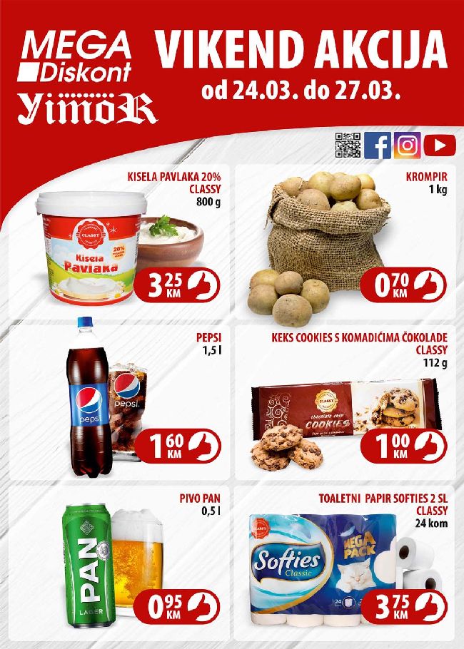 Mega diskont Vikend akcija od 24. do 27.03.2022. naslovna