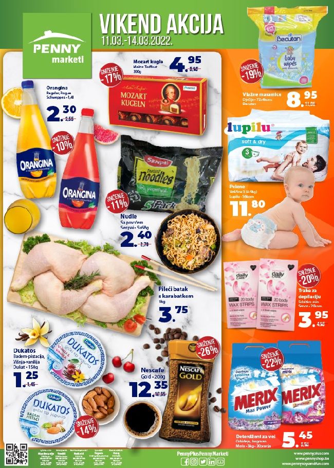 Penny vikend akcija od 11. do 14.03.2022. naslovna Penny marketi: Vikend akcija od 11. do 14.03.2022.