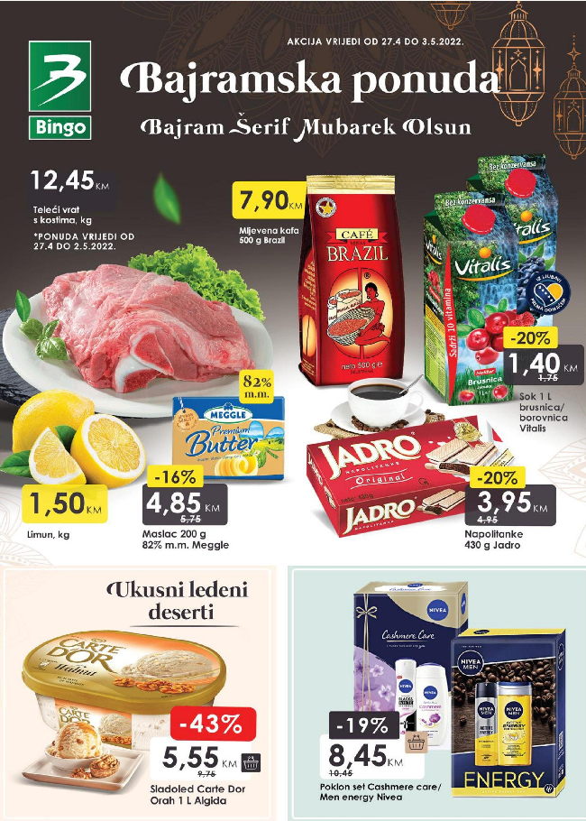 Bingo Bajramska ponuda od 27.04. do 03.05.2022-naslovna
