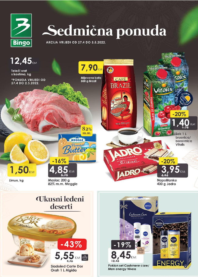 Bingo: Sedmična ponuda od 27.04. do 03.05.2022.