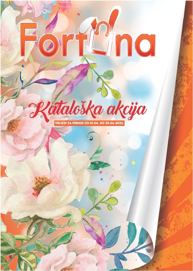 Fortuna Akcijski katalog od 01. do 30.04.2022 naslovna Fortuna marketi: Akcijski katalog od 01. do 30.04.2022.