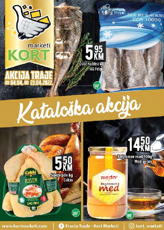 Kort marketi: Akcijski katalog od 04. do 23.04.2022.