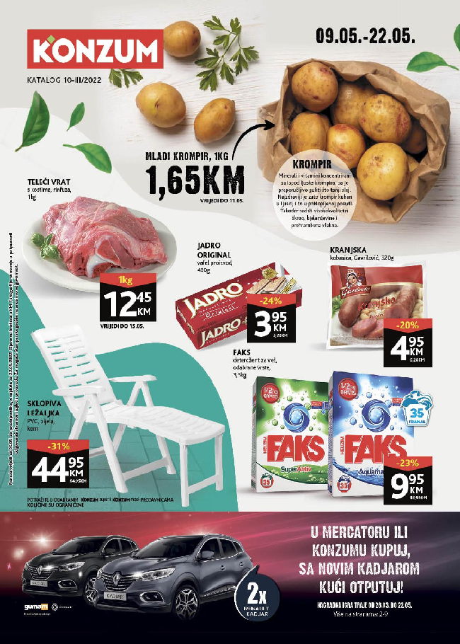 Konzum: Akcijski katalog od 09. do 22.05.2022.
