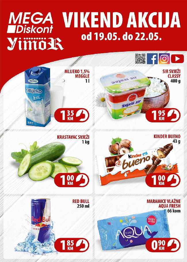 Mega diskont: Vikend akcija od 19. do 22.05.2022.