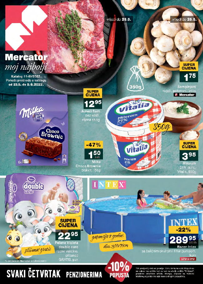 Mercator: Akcijski katalog od 23.05. do 05.06.2022.