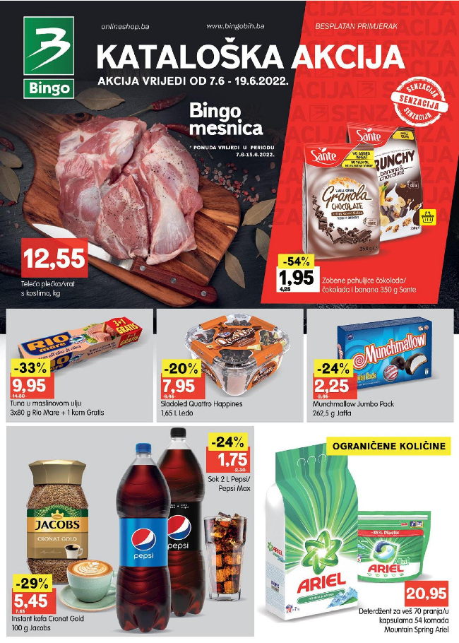 Bingo: Akcijski katalog za FBiH od 07. do 19.06.2022.