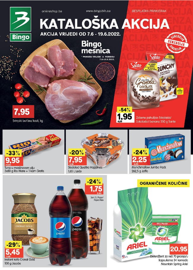 Bingo: Akcijski katalog za RS od 07. do 19.06.2022.