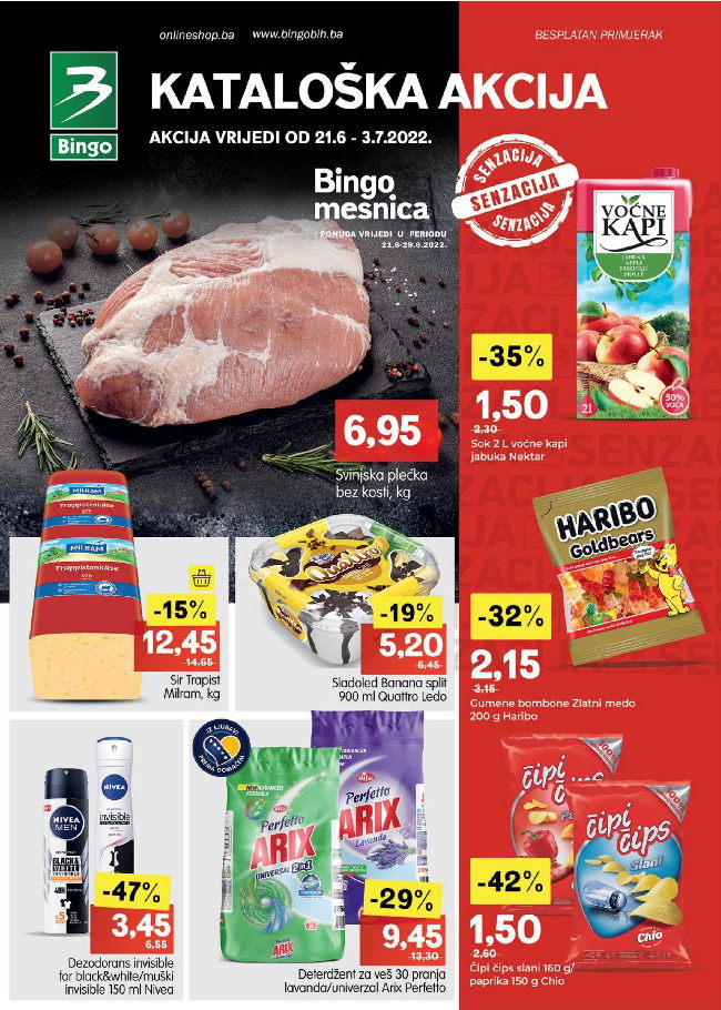 Bingo: Akcijski katalog za RS od 21.06. do 03.07.2022.