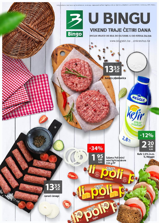 Bingo Vikend akcija za FBiH od 30.06. do 03.07.2022.-naslovna Bingo: Vikend akcija za FBiH od 30.06. do 03.07.2022.
