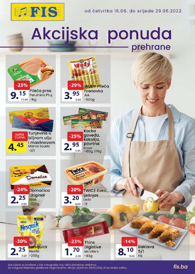 FIS Akcijska ponuda prehrane od 16. do 29.06.2022 naslovna FIS: Akcijska ponuda prehrane od 16. do 29.06.2022.
