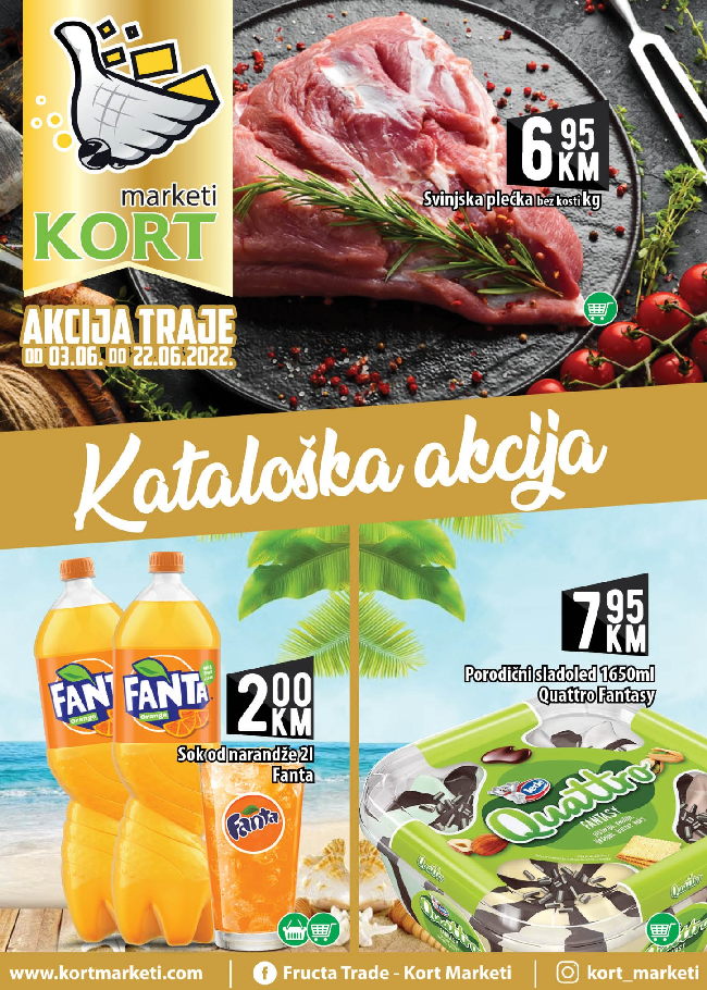 Kort marketi: Akcijski katalog od 03. do 22.06.2022.