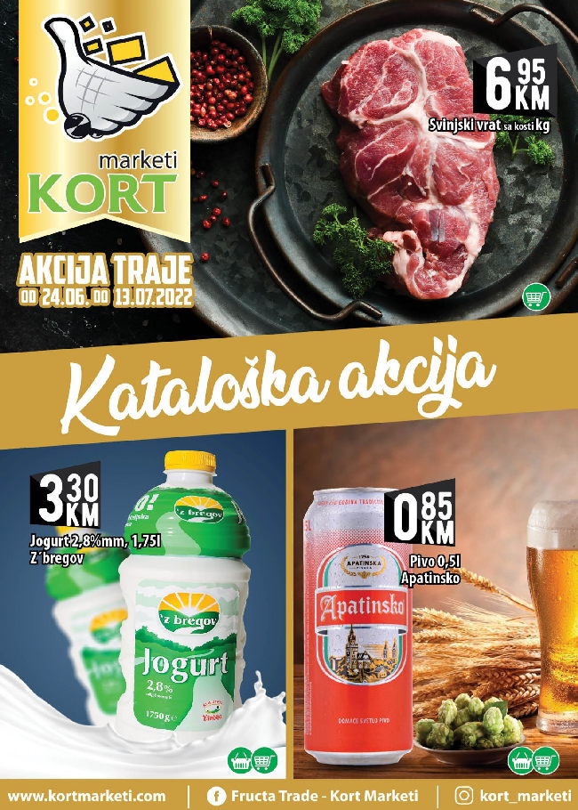 Kort marketi: Akcijski katalog od 24.06.do 13.07.2022.