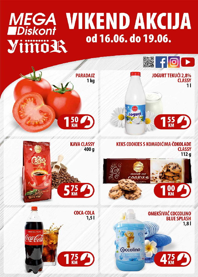 Mega diskont: Vikend akcija od 16. do 19.06.2022.