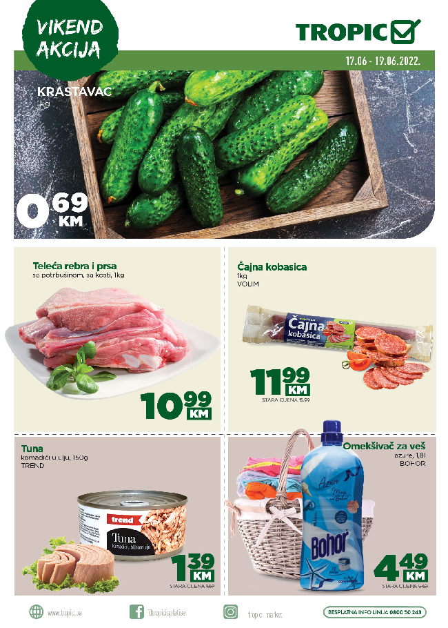 Tropic Vikend akcija od 17. do 19.06.2022. naslovna Tropic: Vikend akcija od 17. do 19.06.2022.
