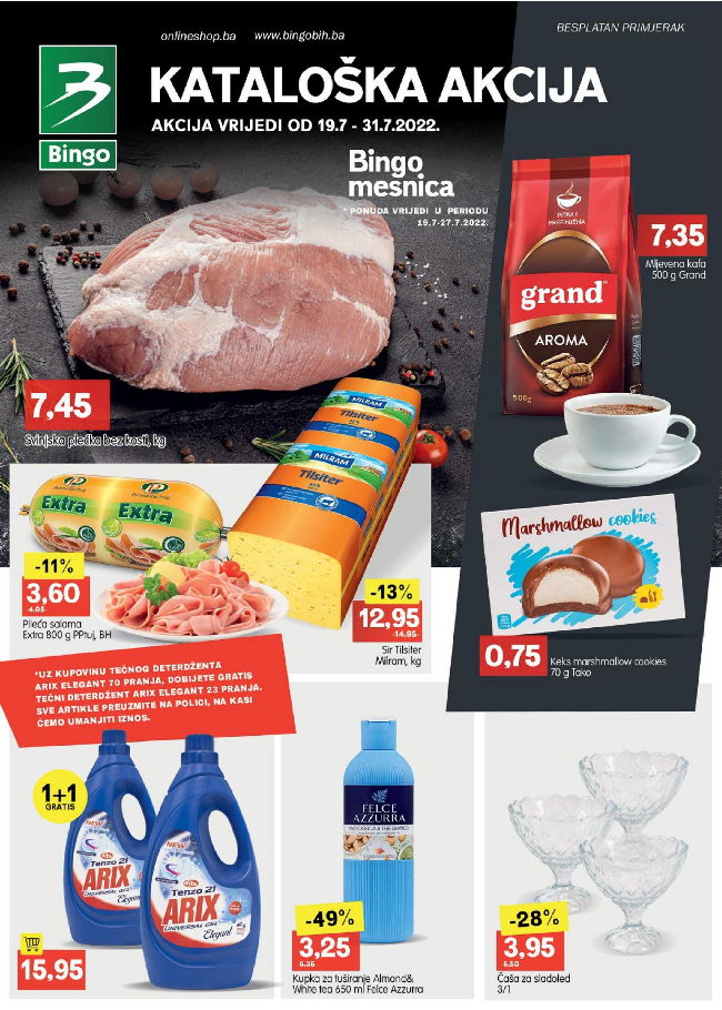 Bingo Akcijski katalog za FBiH od 19. do 31.07.2022.-001 Bingo: Akcijski katalog za FBiH od 19. do 31.07.2022.