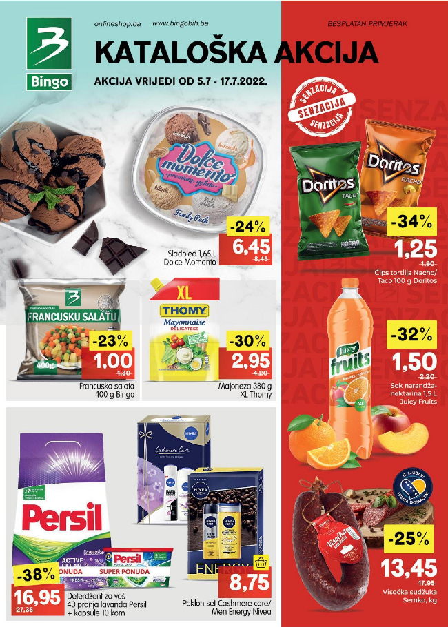 Bingo: Kataloška ponuda za RS od 05. do 17.7.2022.