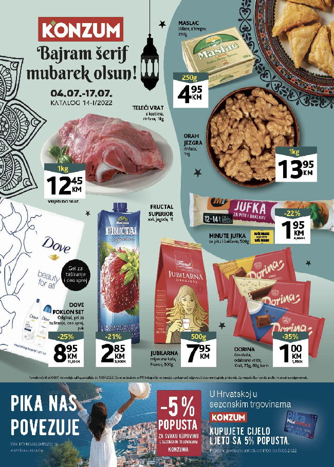 Konzum: Akcijski katalog za FBiH od 04. do 17.07.2022.
