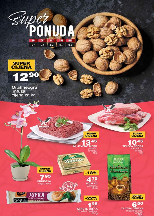 Mercator Super vikend akcija od 06. do 10.07.2022.