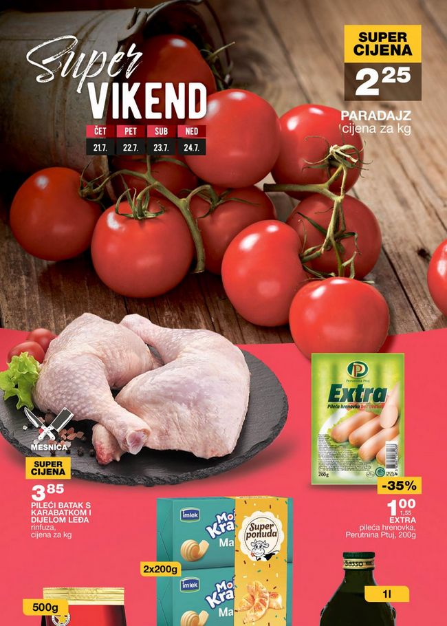 Mercator Super vikend akcija od 21. do 24.07.2022-001 Mercator: Super vikend akcija od 21. do 24.07.2022.