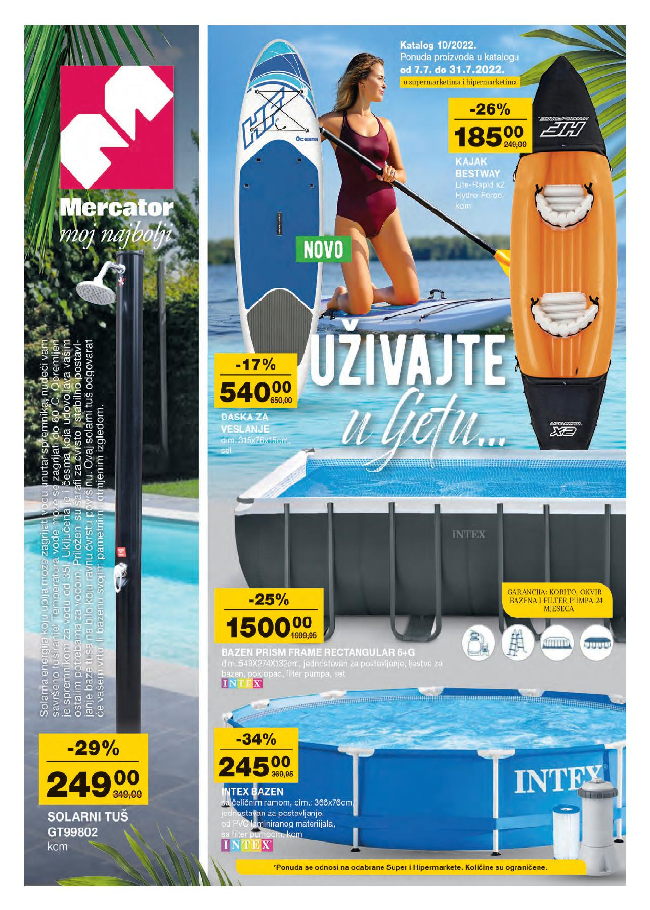 Mercator: Uživajte u ljetu od 07. do 31.07.2022.