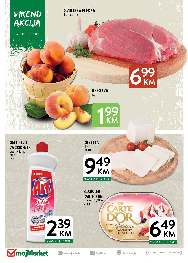 Moj Market Vikend akcija od 01. do 03.07.2022. naslovna Moj Market: Vikend akcija od 01. do 03.07.2022.