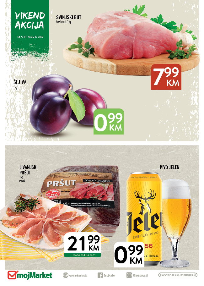 Moj Market Vikend akcija od 22. do 24.07.2022-001 Moj Market: Vikend akcija od 22. do 24.07.2022.