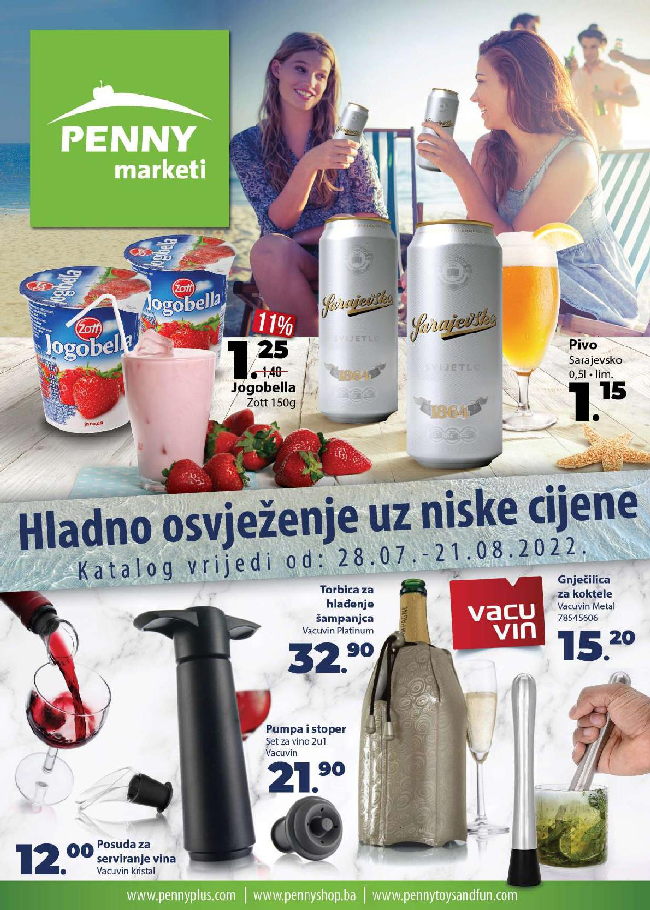 Penny marketi: Akcijski katalog od Od 28.07. do 21.08.2022.