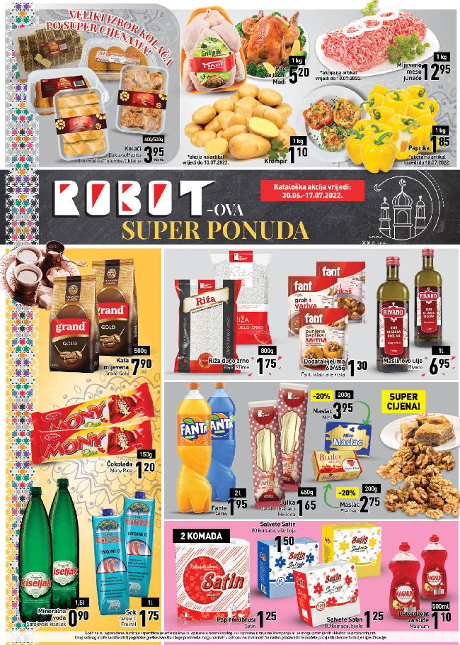 Robot Akcijski katalog od 30.06. do 17.07.2022 naslovna Robot: Akcijski katalog od 30.06. do 17.07.2022.