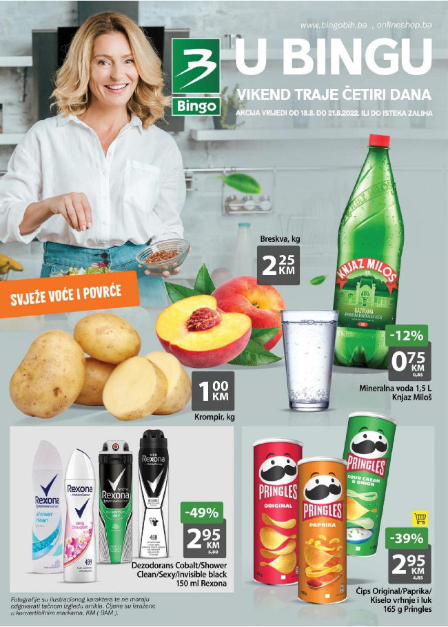 Bingo Vikend akcija za RS od 18. do 21.08.2022-001 Bingo: Vikend akcija za RS od 18. do 21.08.2022.
