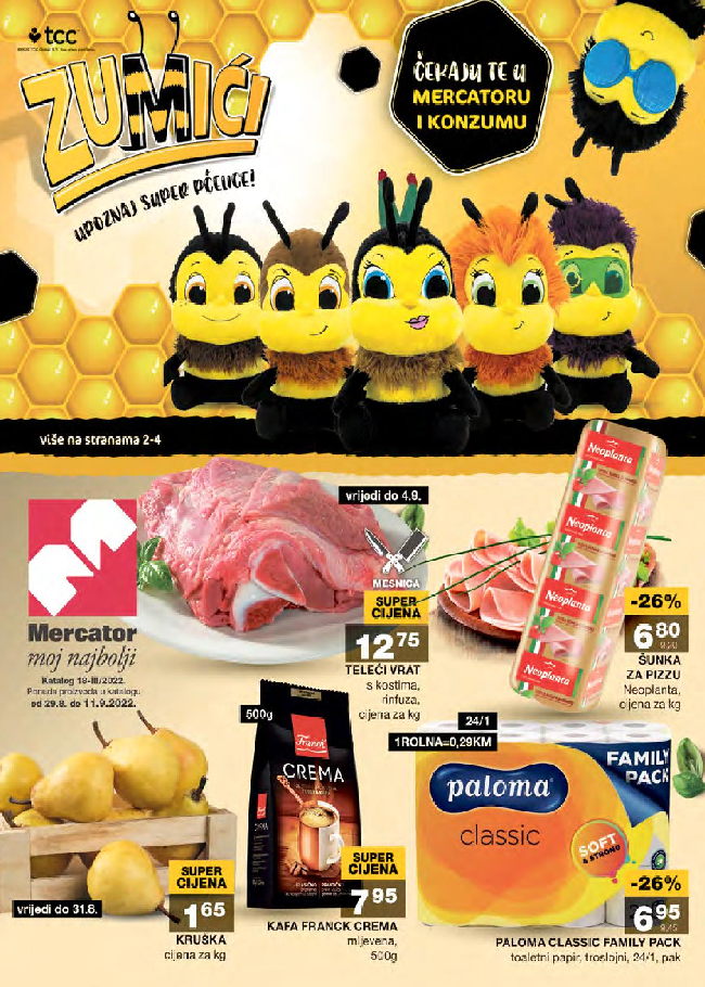 Mercator: Akcijski katalog od 29.08. do 11.09.2022.