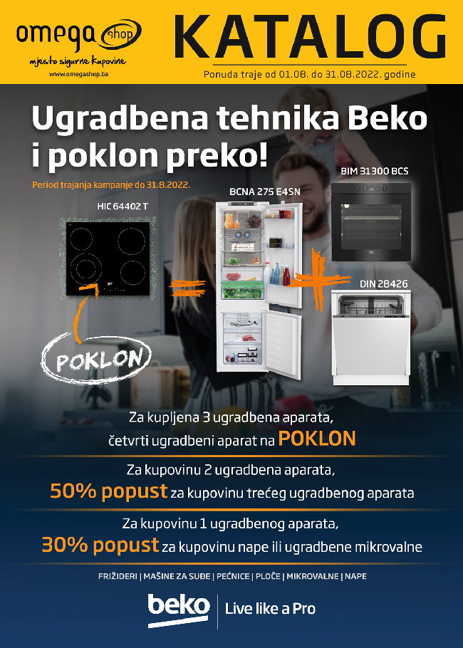 Omega shop: Akcijski katalog od 01. do 31.08.2022.