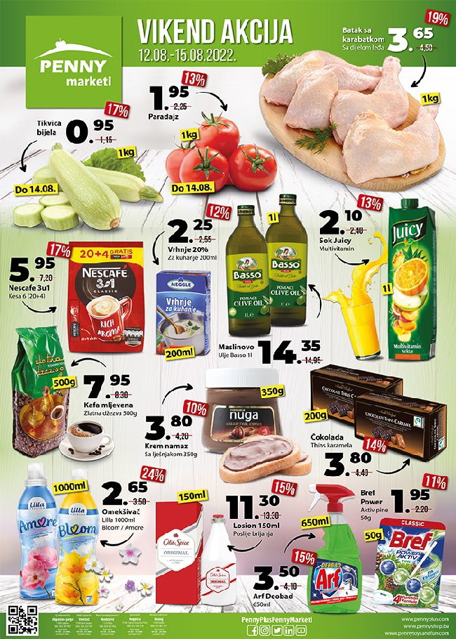 Penny marketi Vikend akcija d 12 do 15.08.2022. 001 Penny marketi: Vikend akcija od 12. do 15.08.2022.