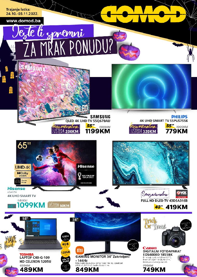 Domod: Akcijski katalog od 24.10. do 03.11.2022.