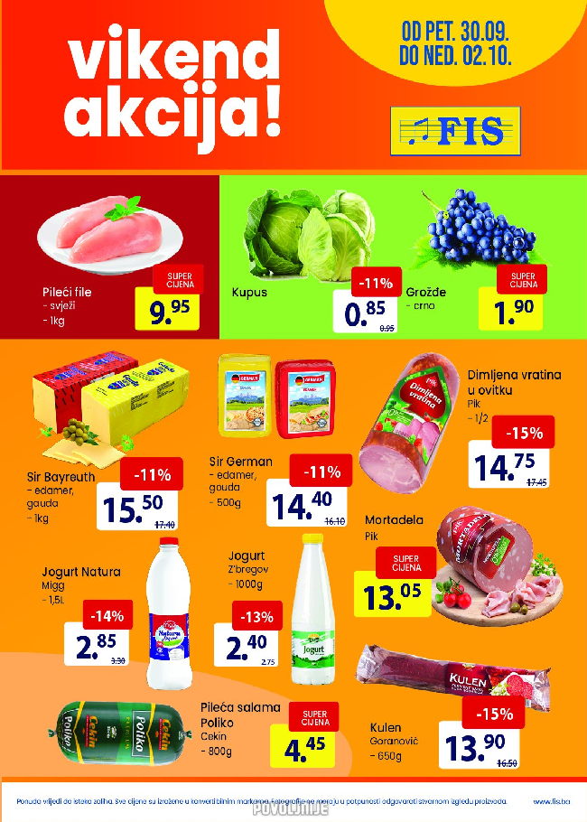 Fis Vikend akcija od 30.09. do 02.10.2022. 1