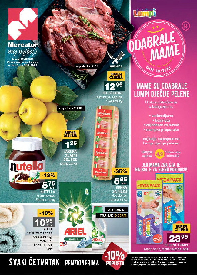 Mercator: Akcijski katalog od 24.10. do 06.11.2022.