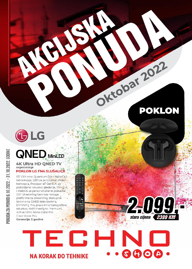 Techno Shop: Akcijski katalog od 01. do 31.10.2022.